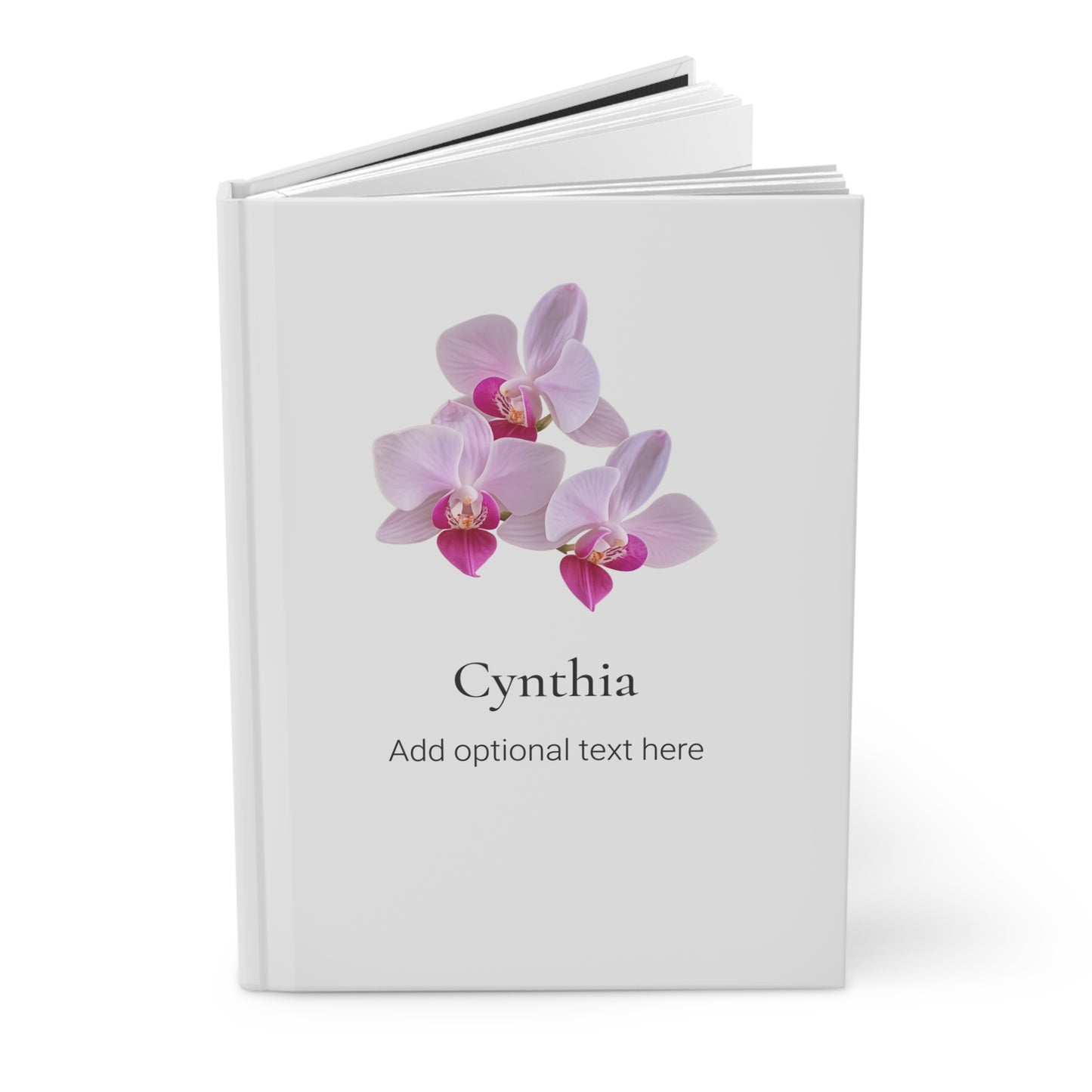 Personalized Hawaiian Floral Hardcover Journal