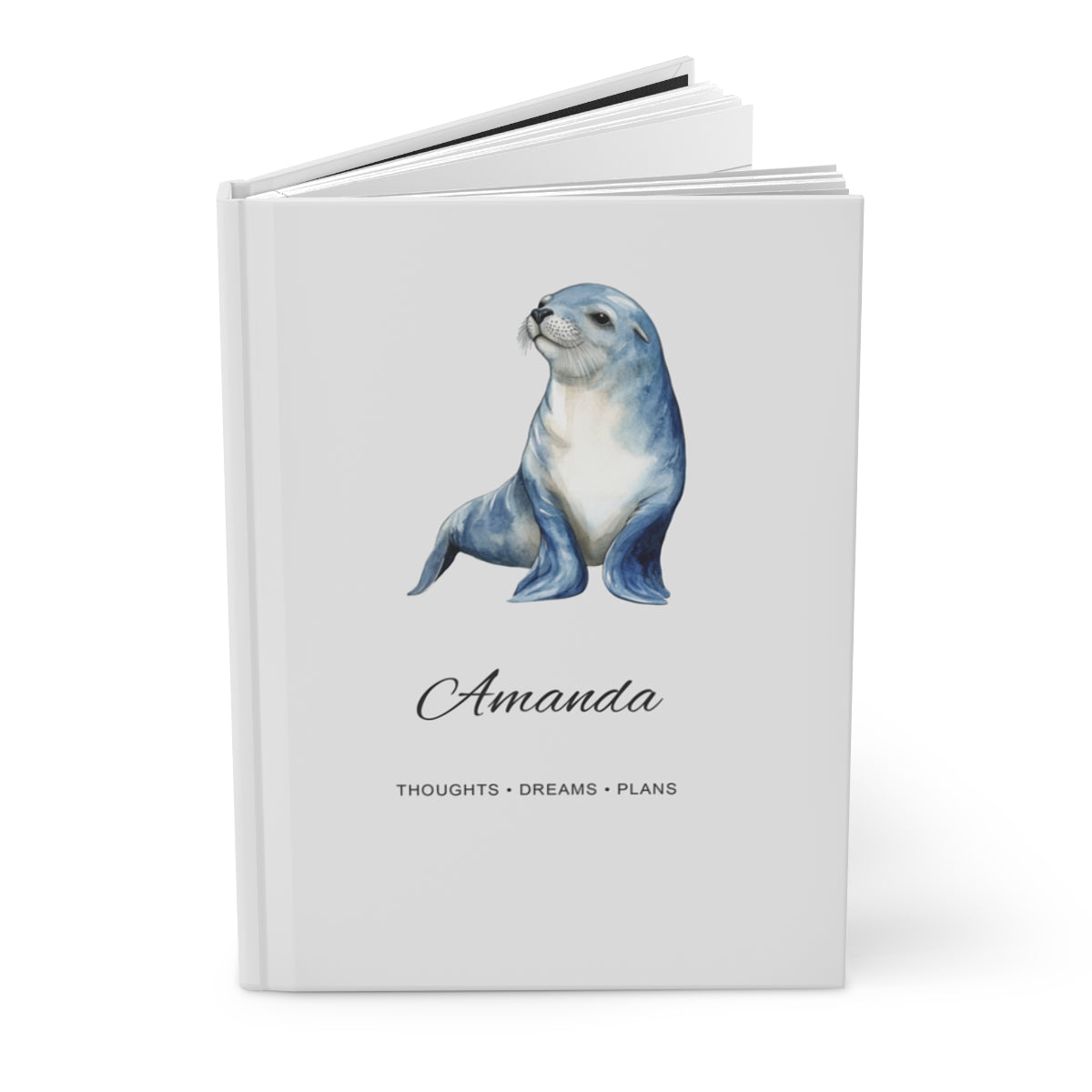 Personalized Sea Animals Hardcover Journal