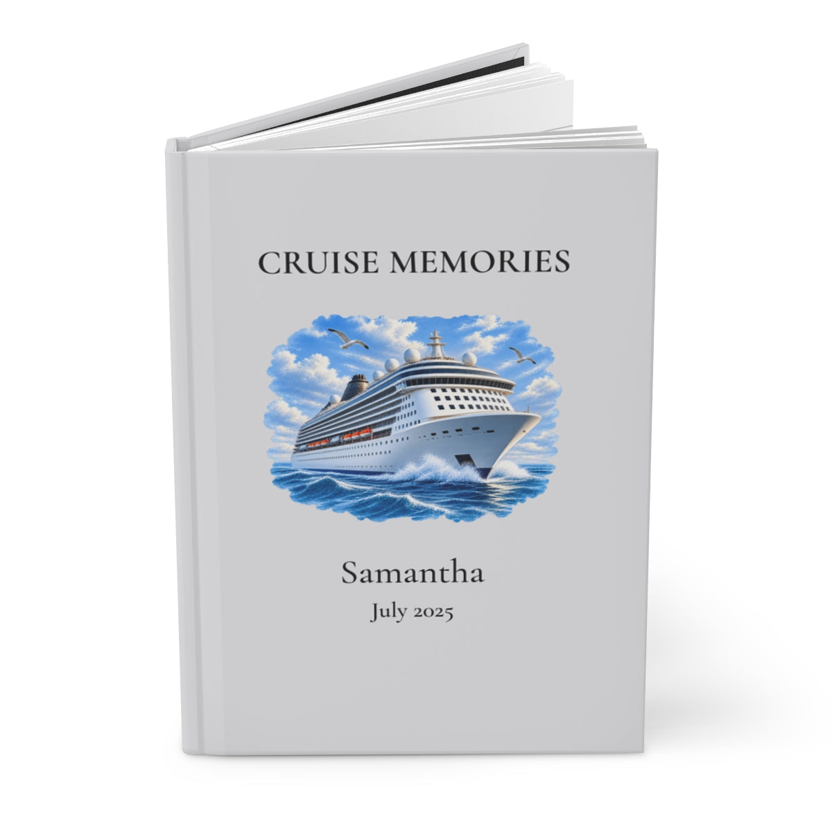 Personalized Cruise Memories Hardcover Journal