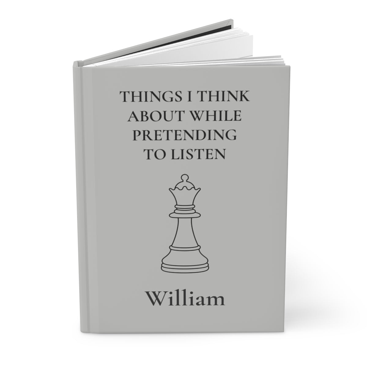 Personalized Hardcover Chess Journal