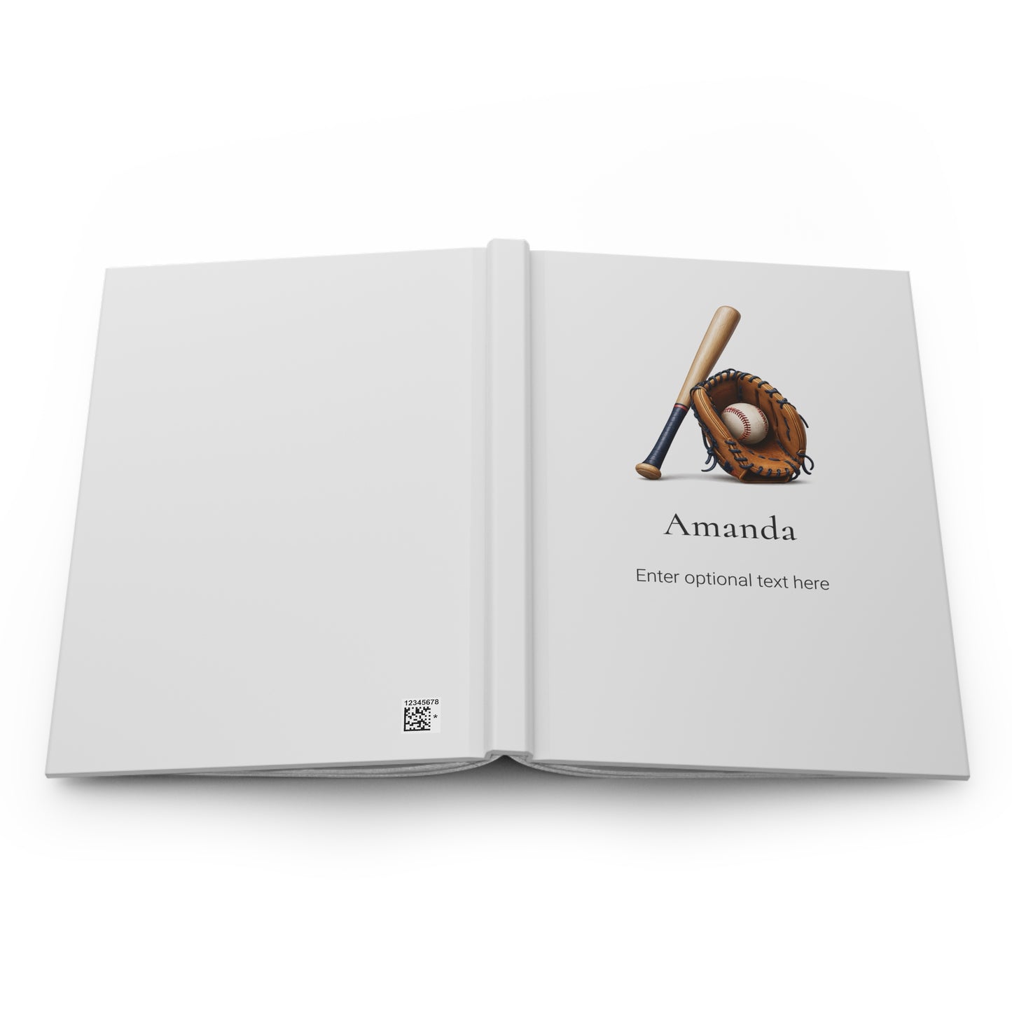 Personalized Sports Hardcover Journal