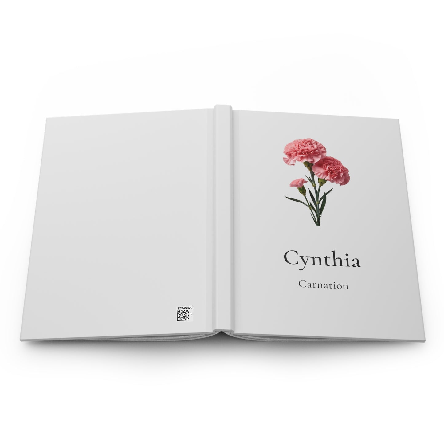 Personalized Floral Hardcover Journal