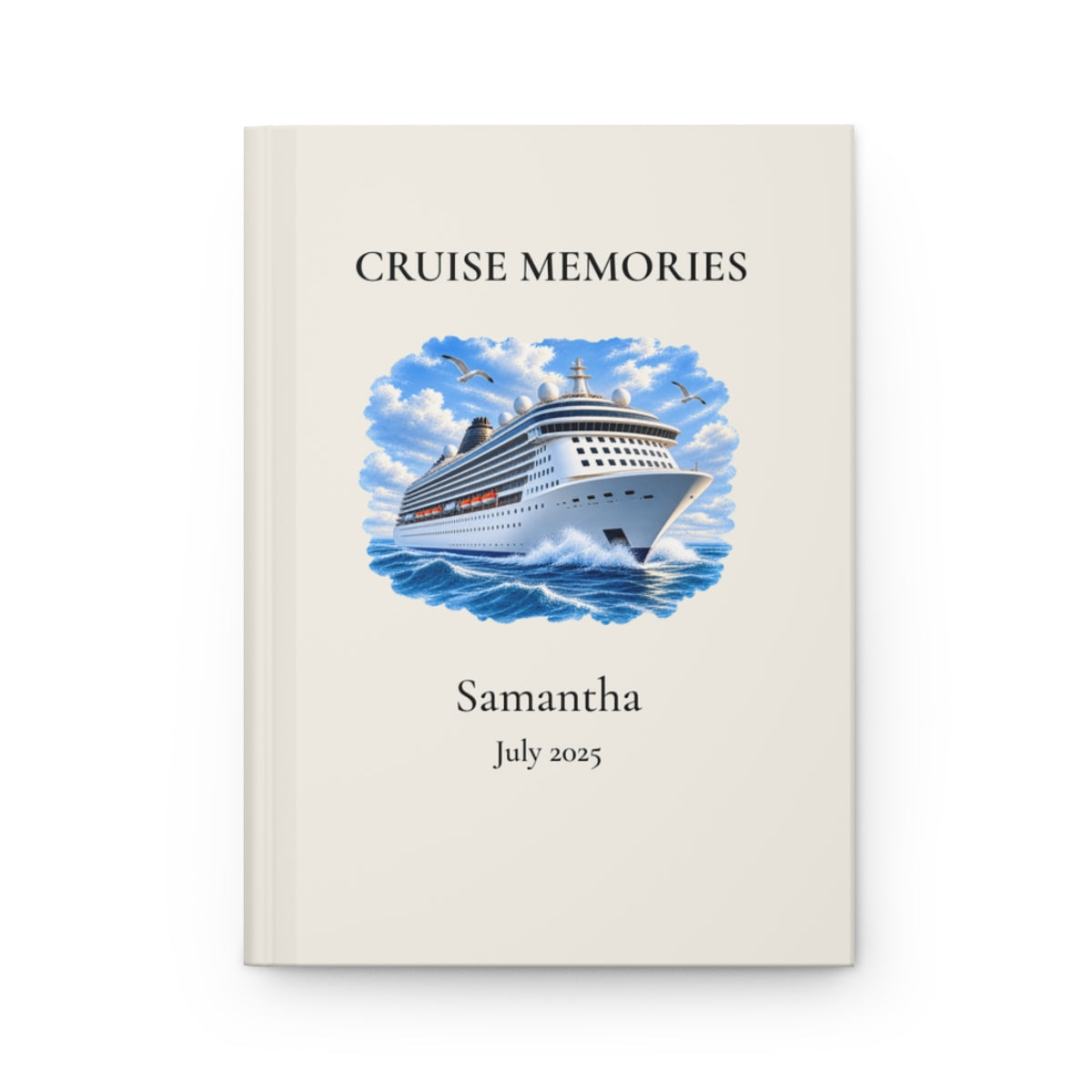 Personalized Cruise Memories Hardcover Journal
