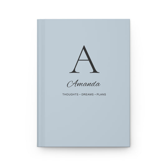 Personalized Monogram Hardcover Journal