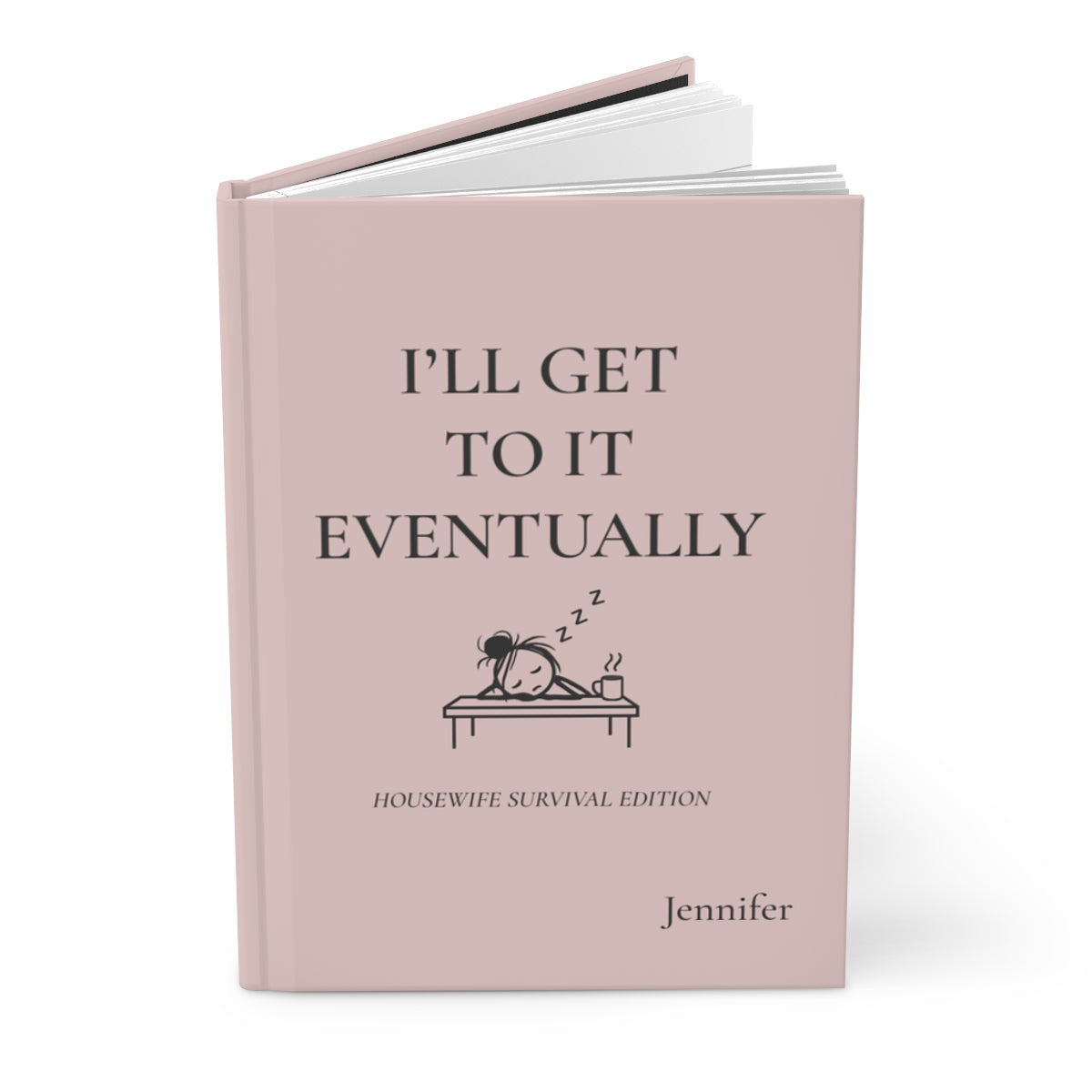 Personalized Housewife Hardcover Journal