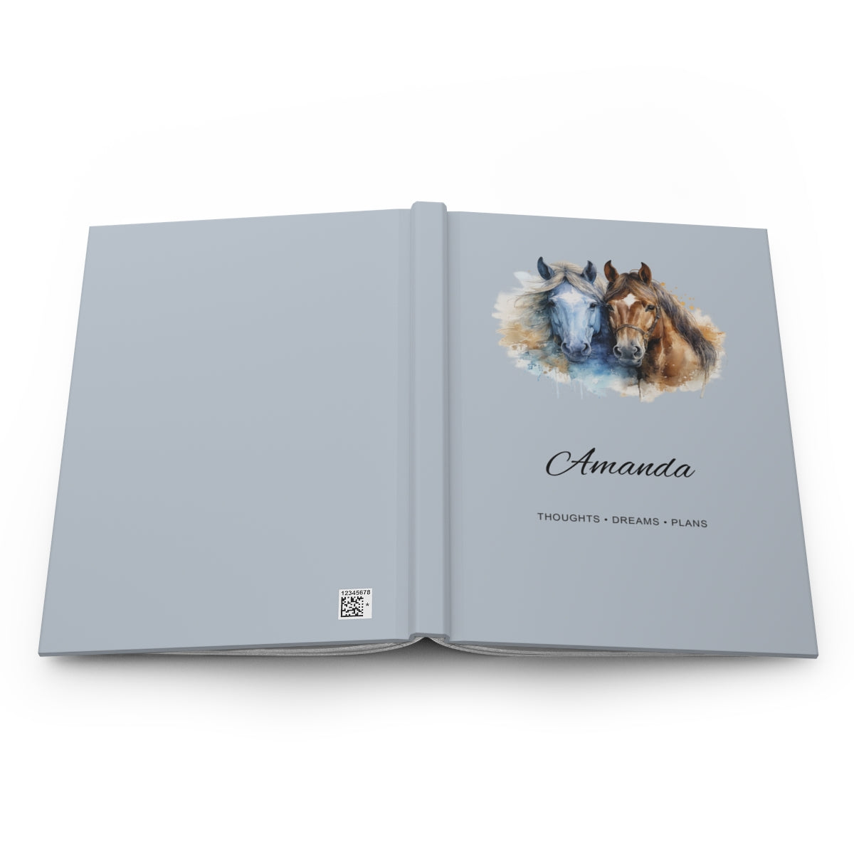 Personalized Horse Hardcover Journal
