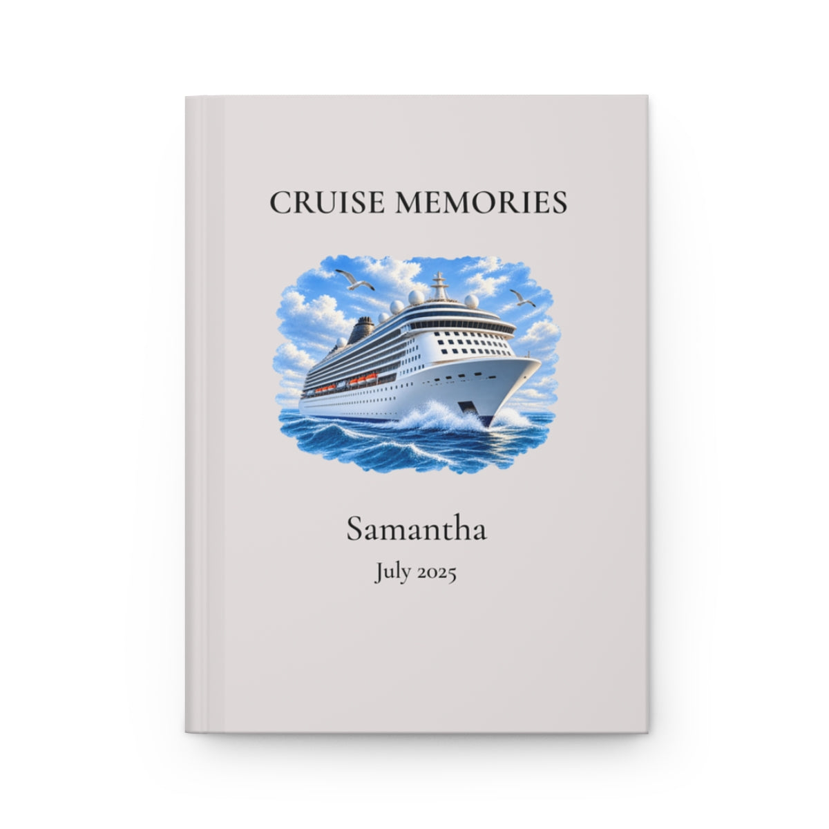 Personalized Cruise Memories Hardcover Journal