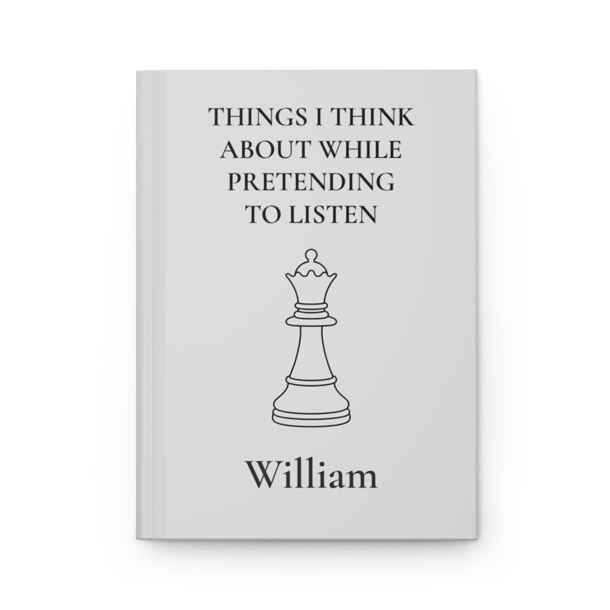 Personalized Hardcover Chess Journal