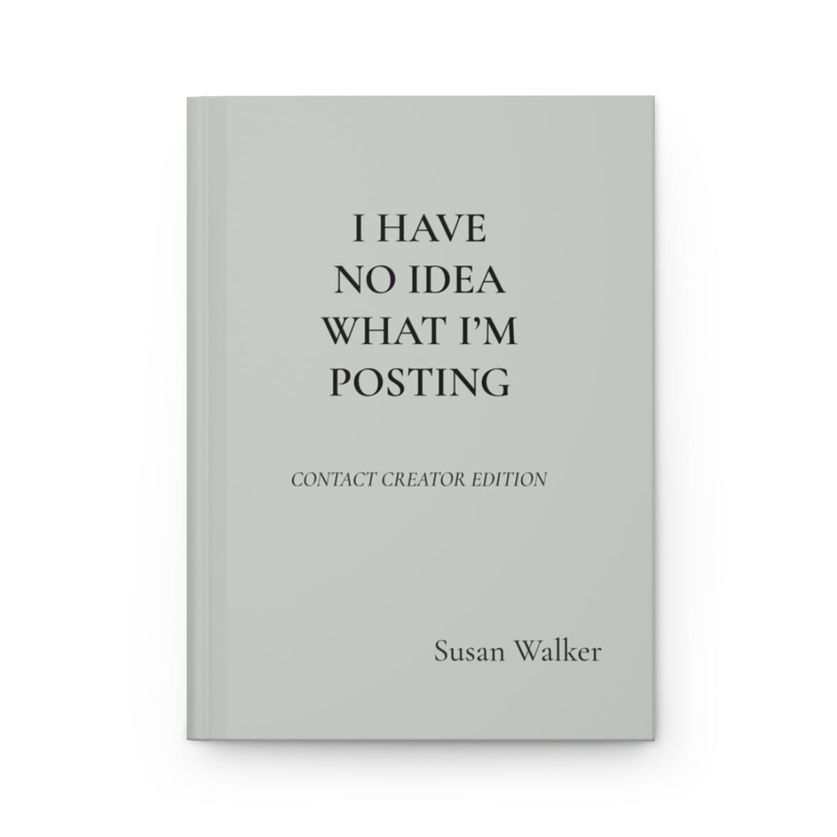 Personalized Content Creator Hardcover Journal