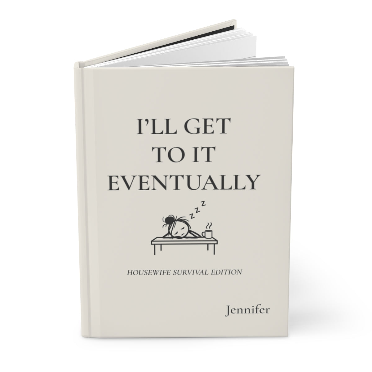 Personalized Housewife Hardcover Journal