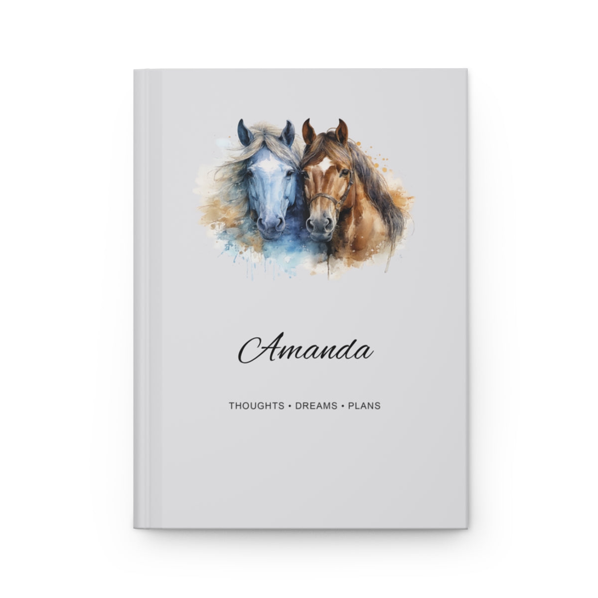 Personalized Horse Hardcover Journal