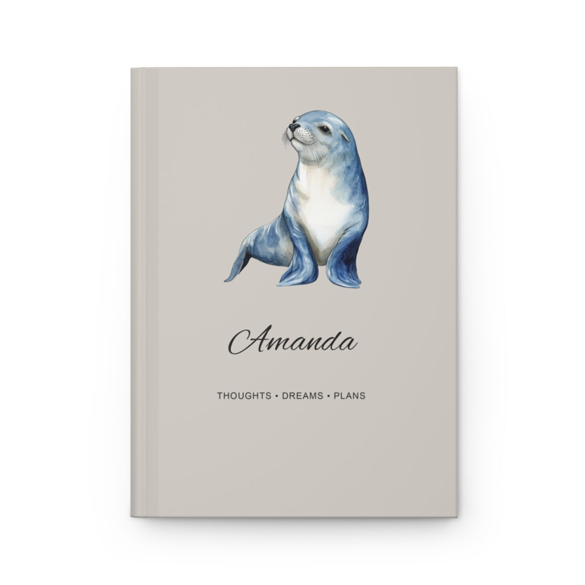 Personalized Sea Animals Hardcover Journal