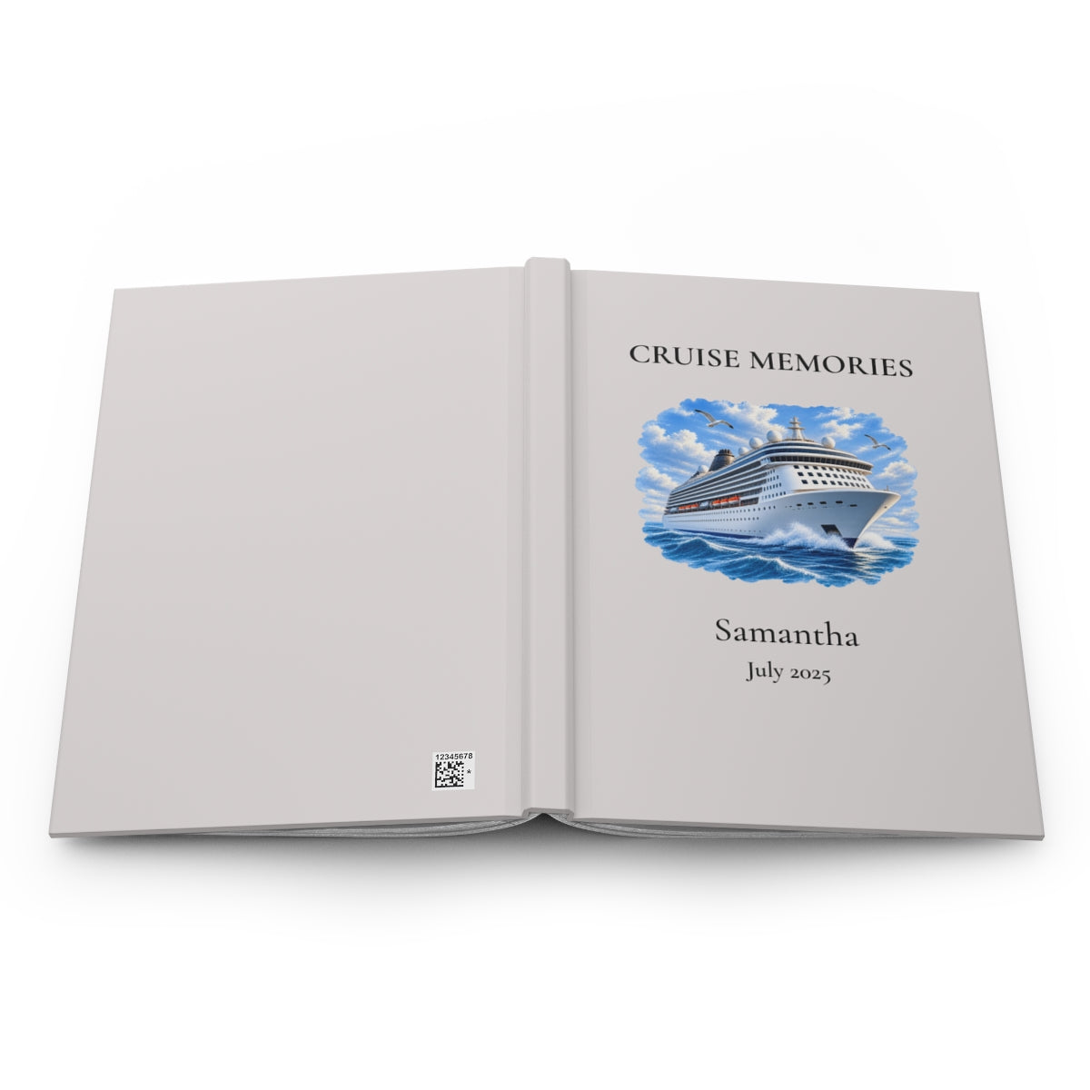 Personalized Cruise Memories Hardcover Journal