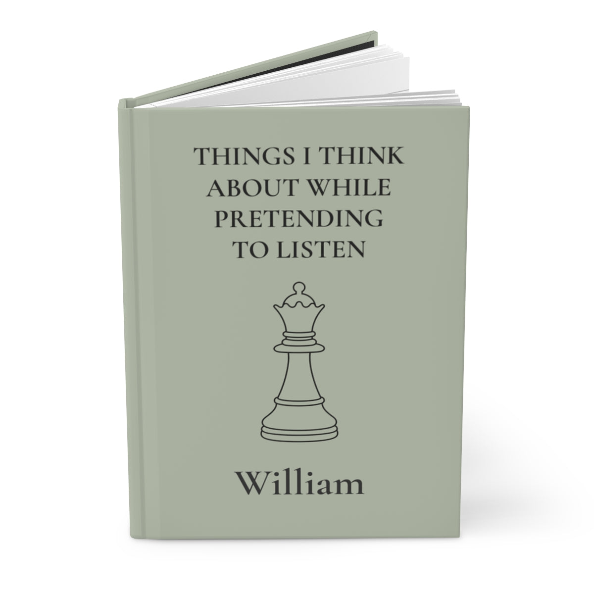 Personalized Hardcover Chess Journal