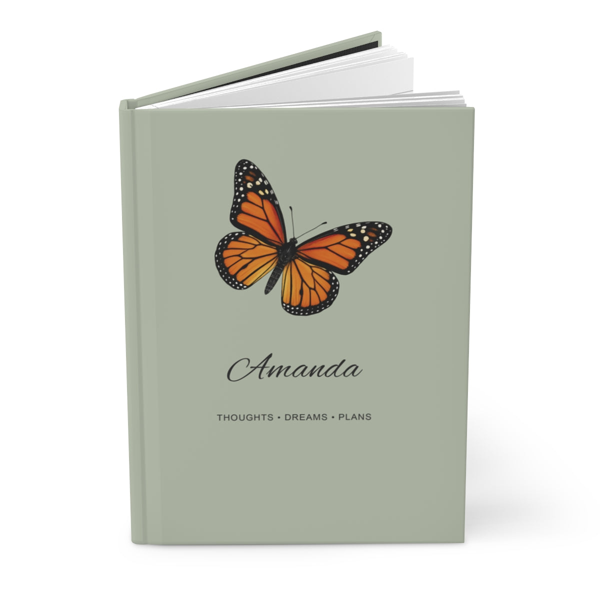 Personalized Butterfly Hardcover Journal