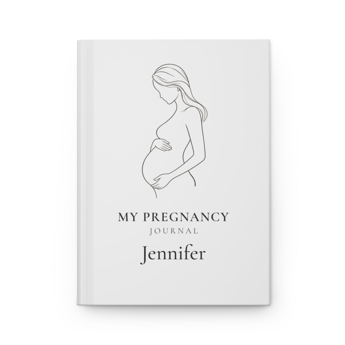 Personalized Pregnancy Hardcover Journal