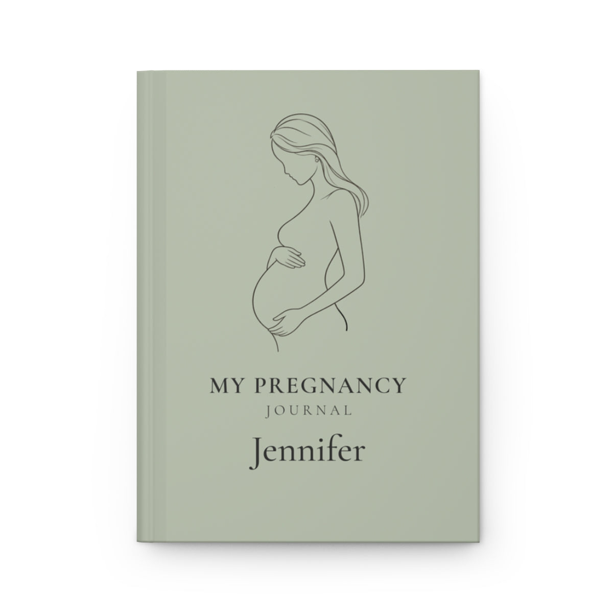 Personalized Pregnancy Hardcover Journal