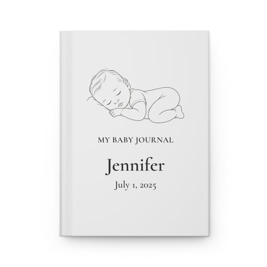 Personalized Baby Hardcover Journal