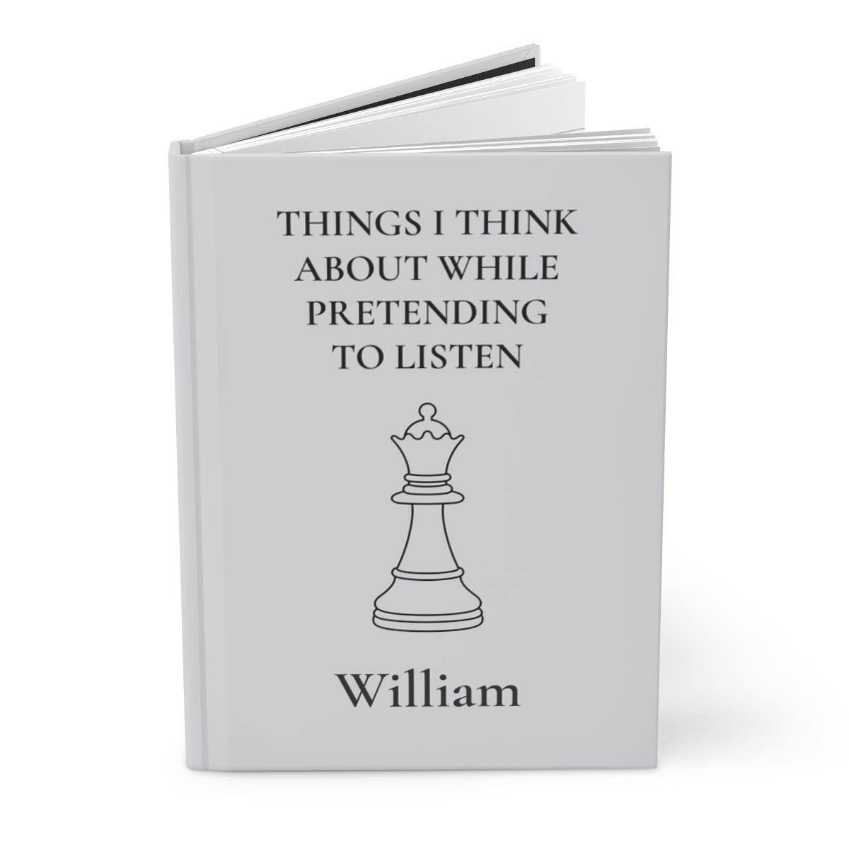 Personalized Hardcover Chess Journal