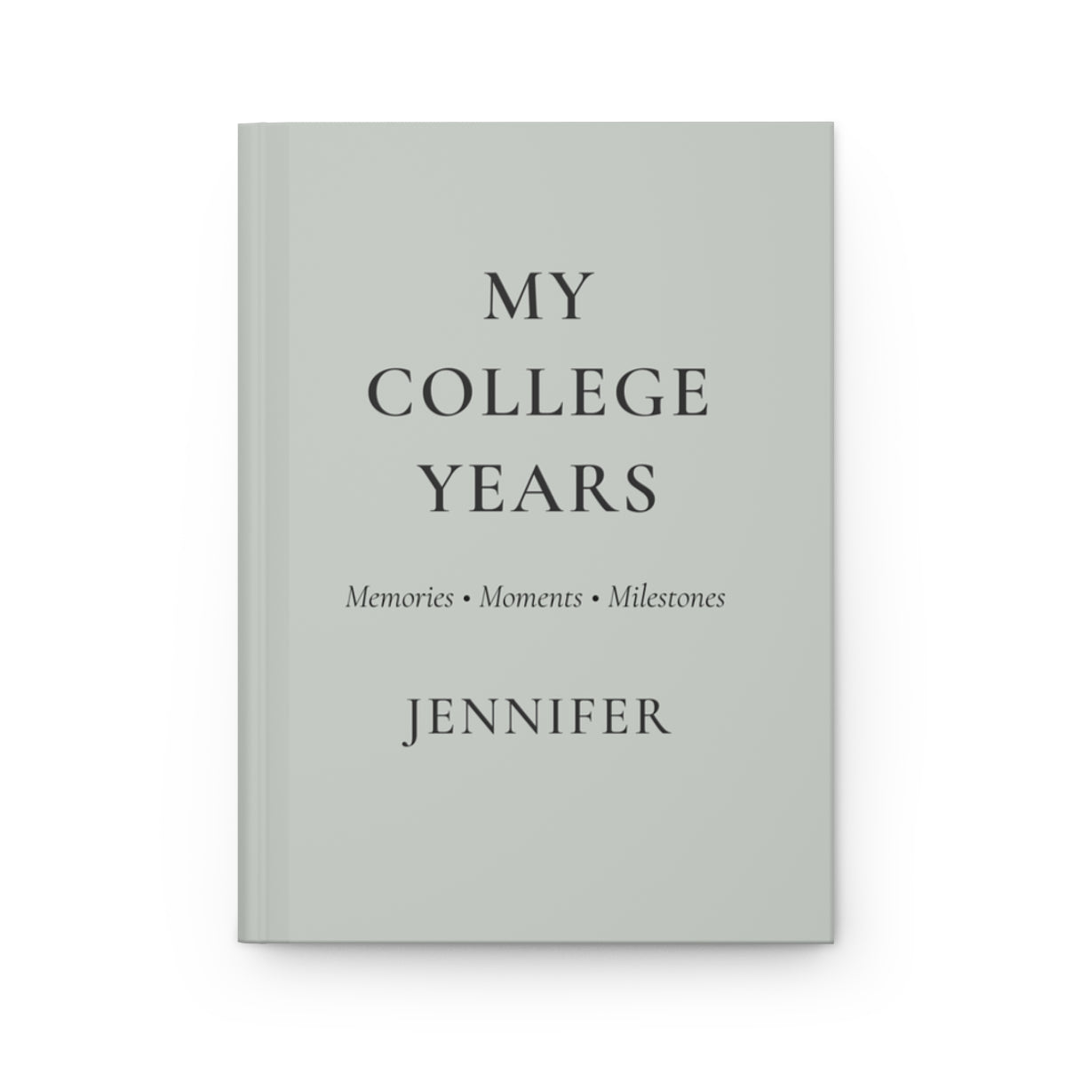 Personalized College Years Hardcover Journal