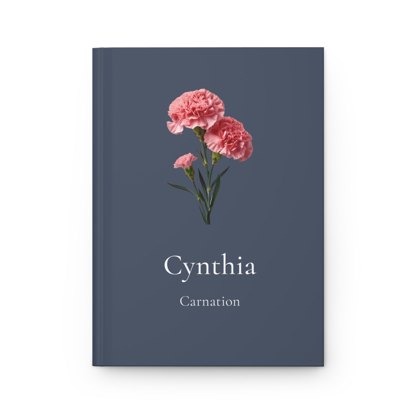 Personalized Floral Hardcover Journal