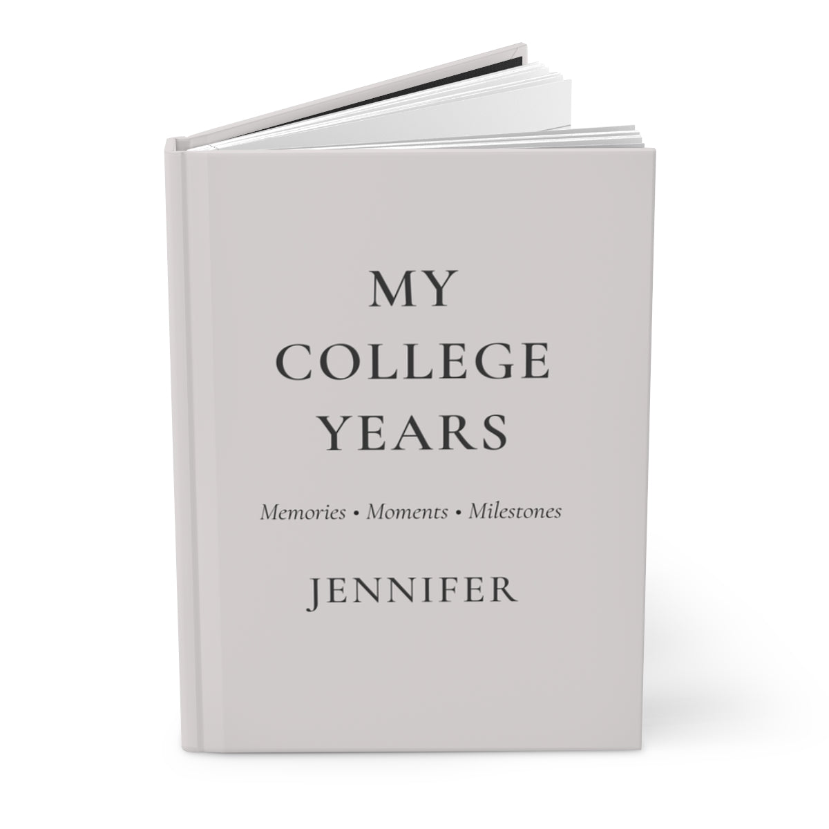 Personalized College Years Hardcover Journal