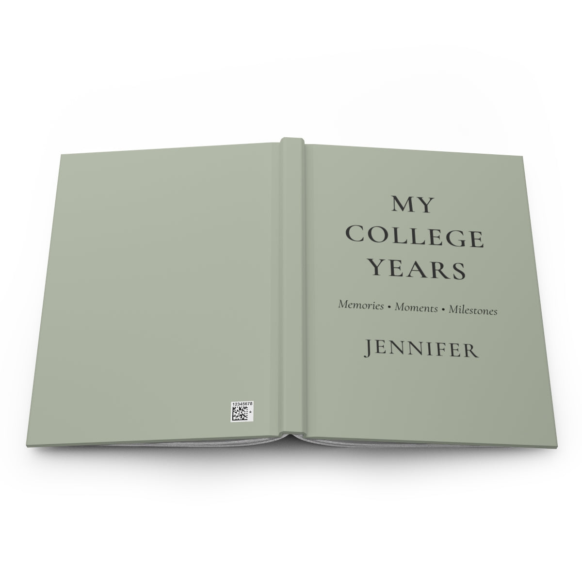Personalized College Years Hardcover Journal