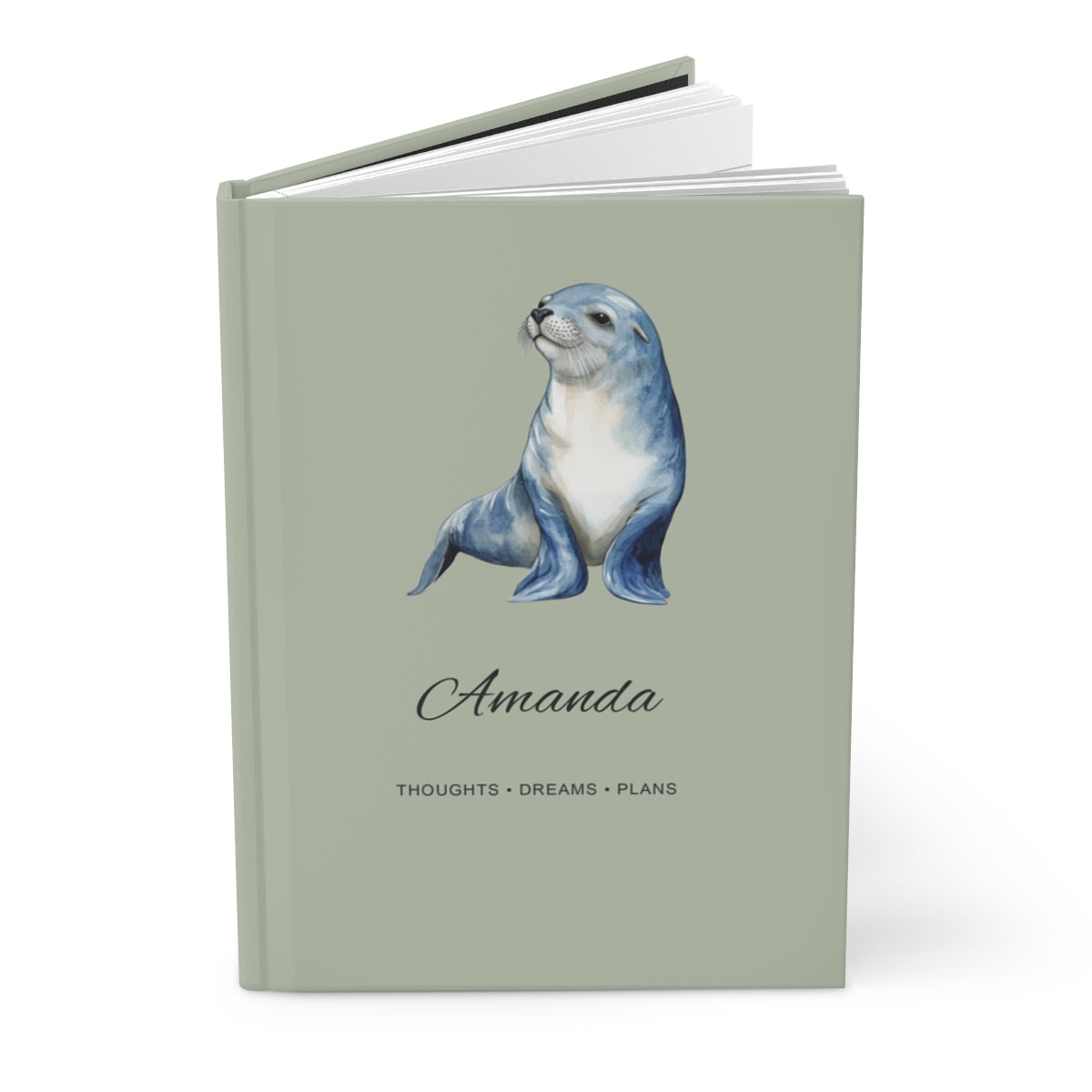 Personalized Sea Animals Hardcover Journal