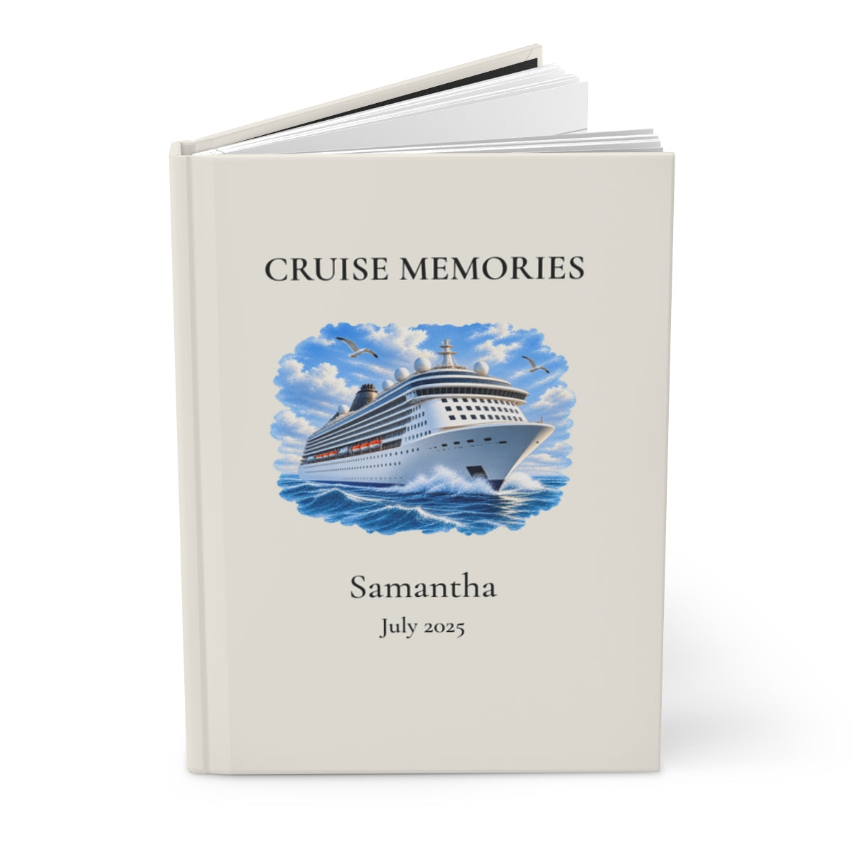 Personalized Cruise Memories Hardcover Journal