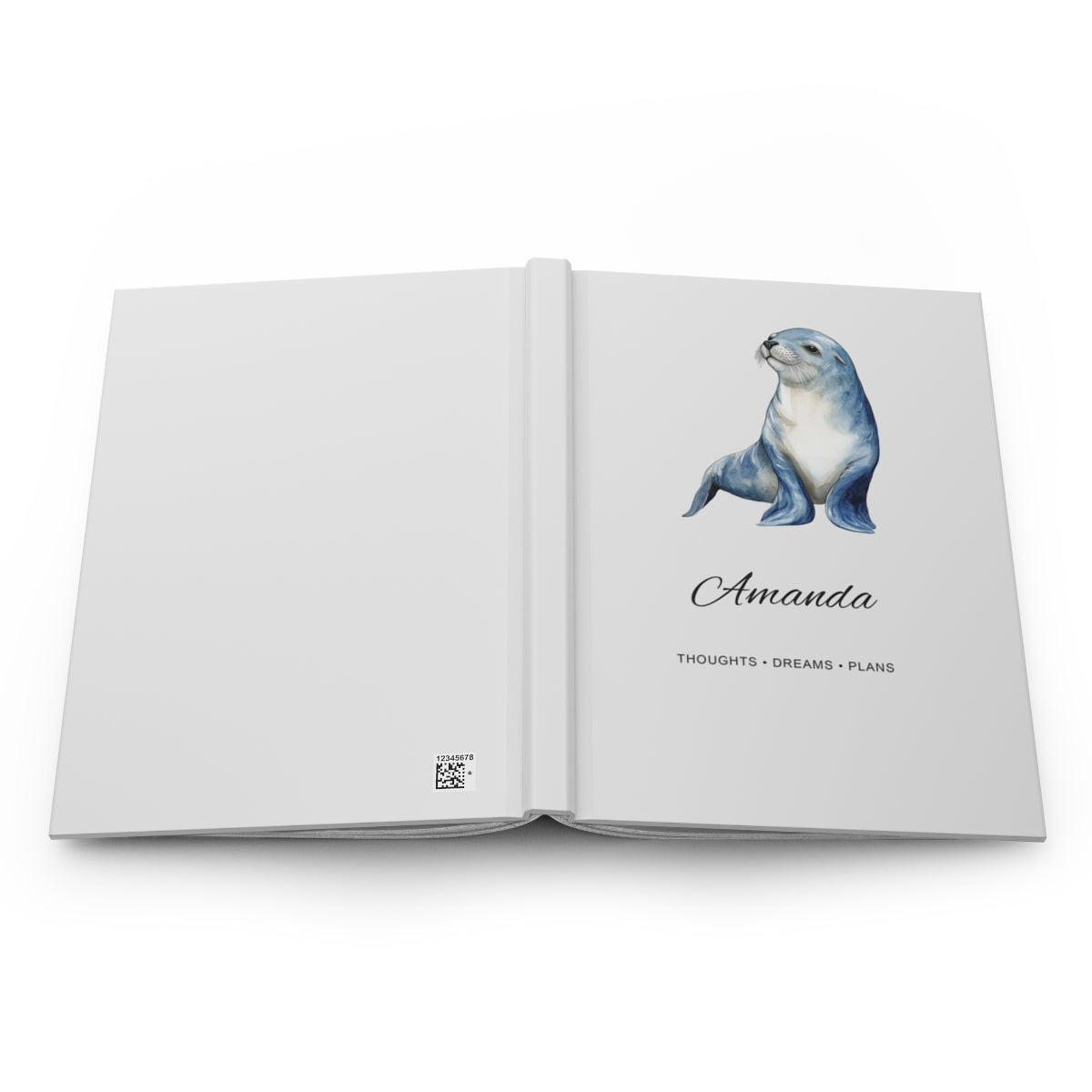 Personalized Sea Animals Hardcover Journal