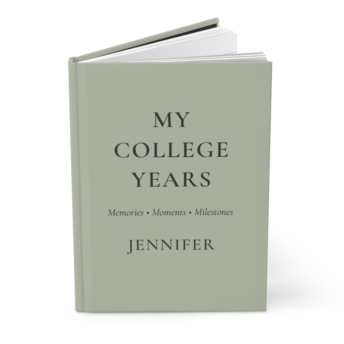 Personalized College Years Hardcover Journal