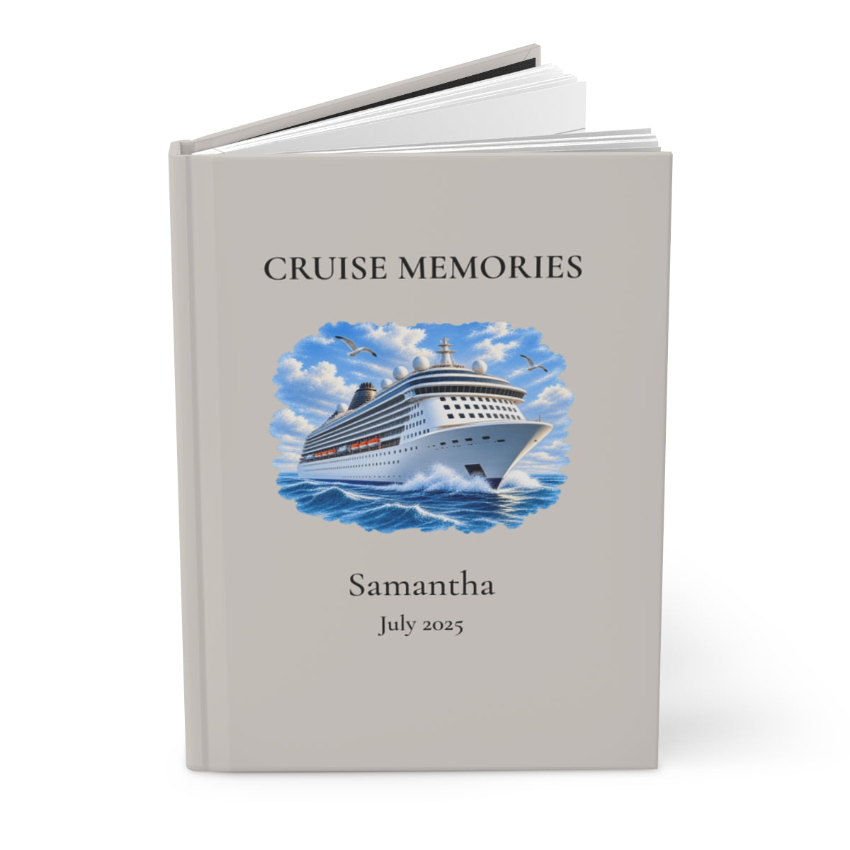 Personalized Cruise Memories Hardcover Journal