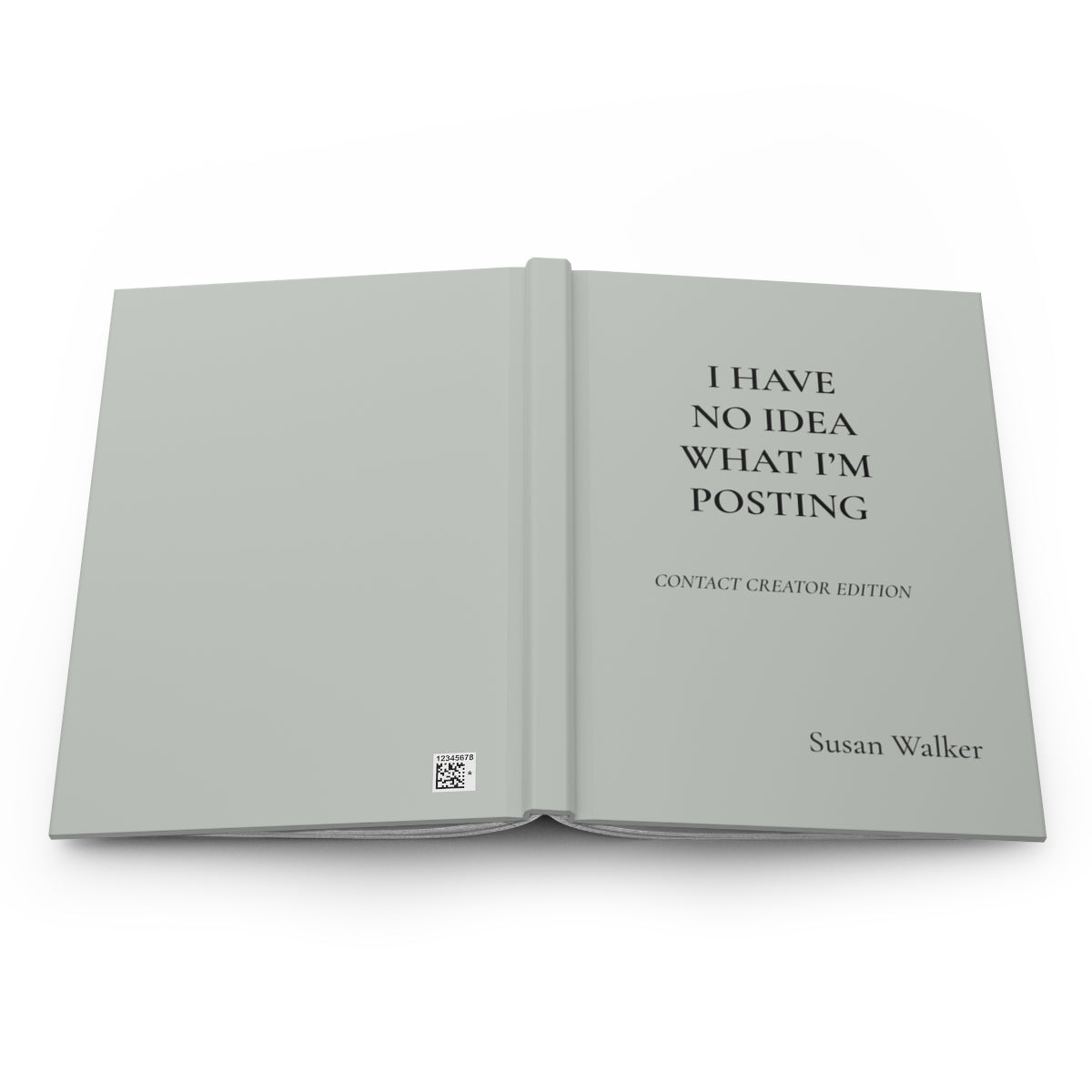 Personalized Content Creator Hardcover Journal