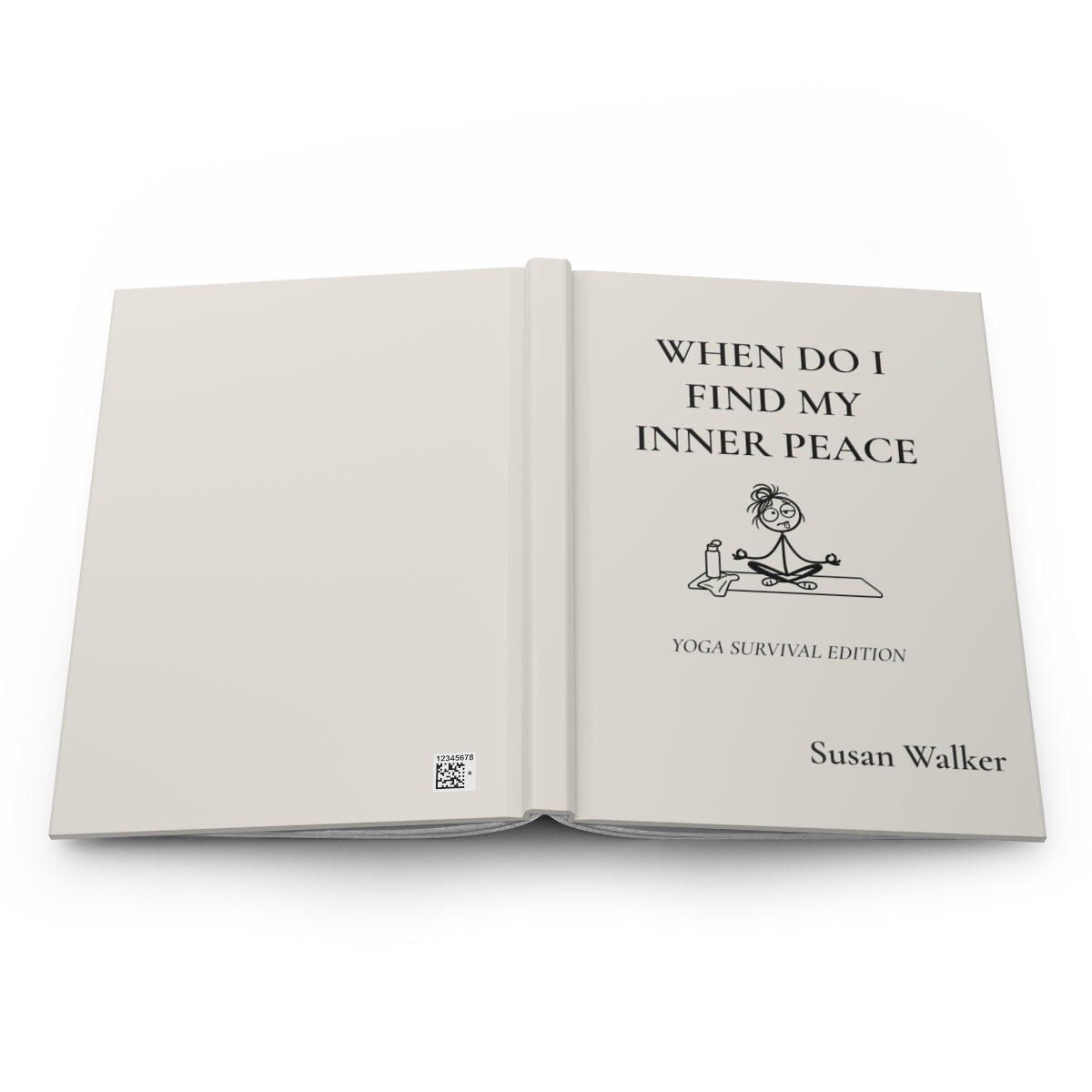 Personalized Funny Yoga Journal – Yoga Survival Edition