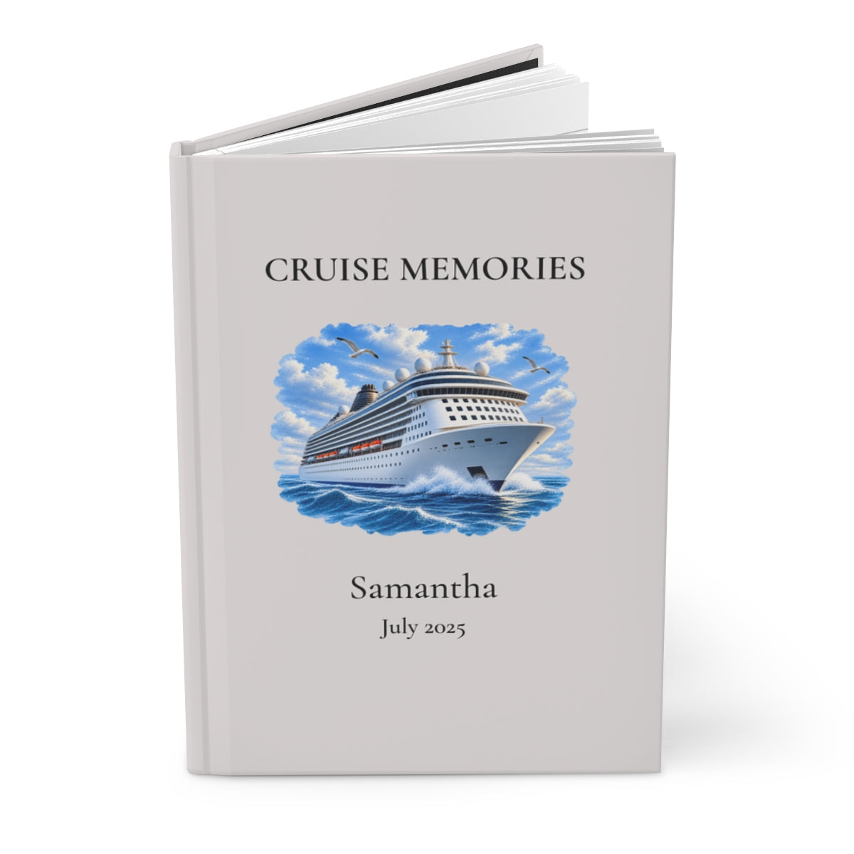Personalized Cruise Memories Hardcover Journal