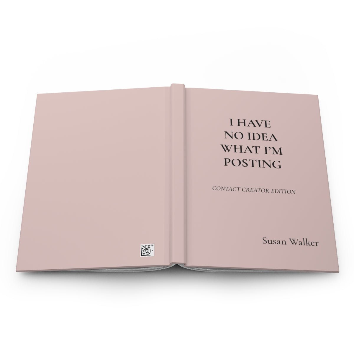 Personalized Content Creator Hardcover Journal