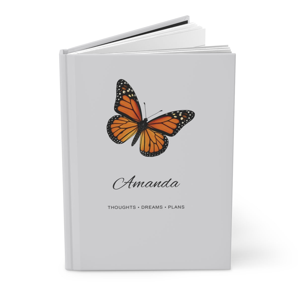 Personalized Butterfly Hardcover Journal