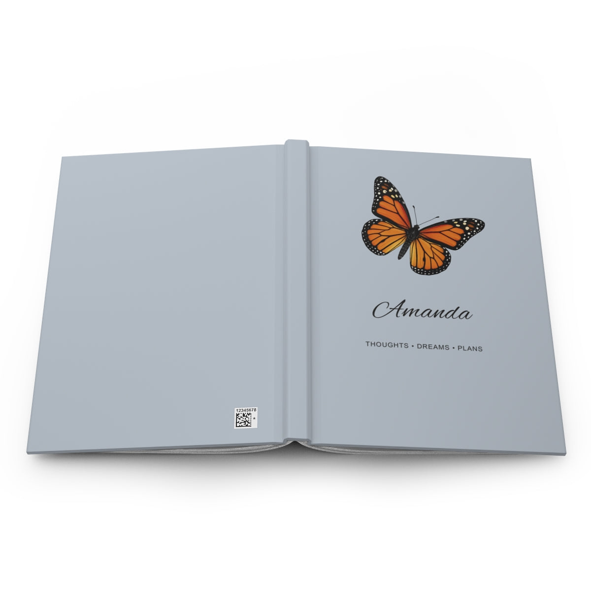Personalized Butterfly Hardcover Journal