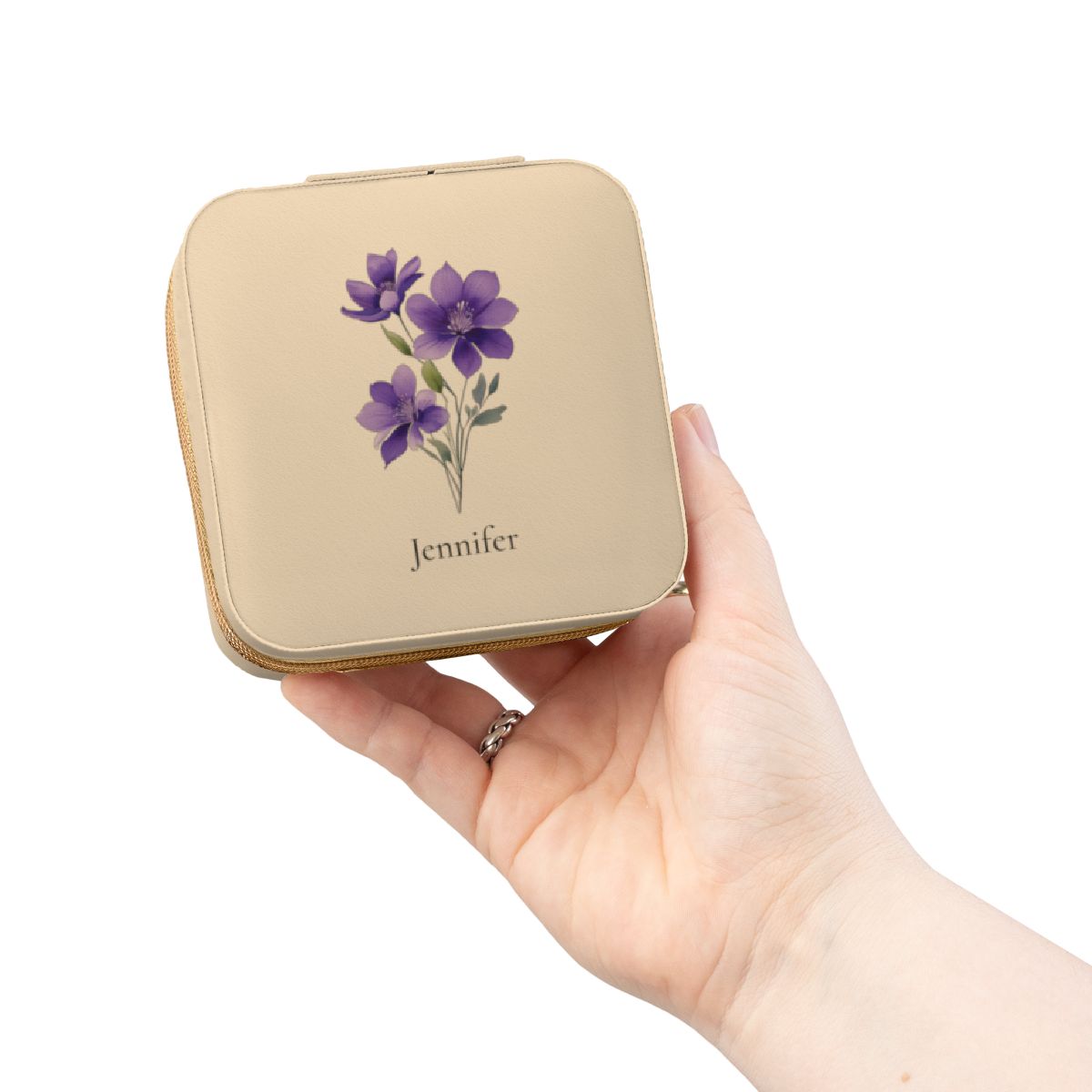 Personalized Jewelry Travel Case