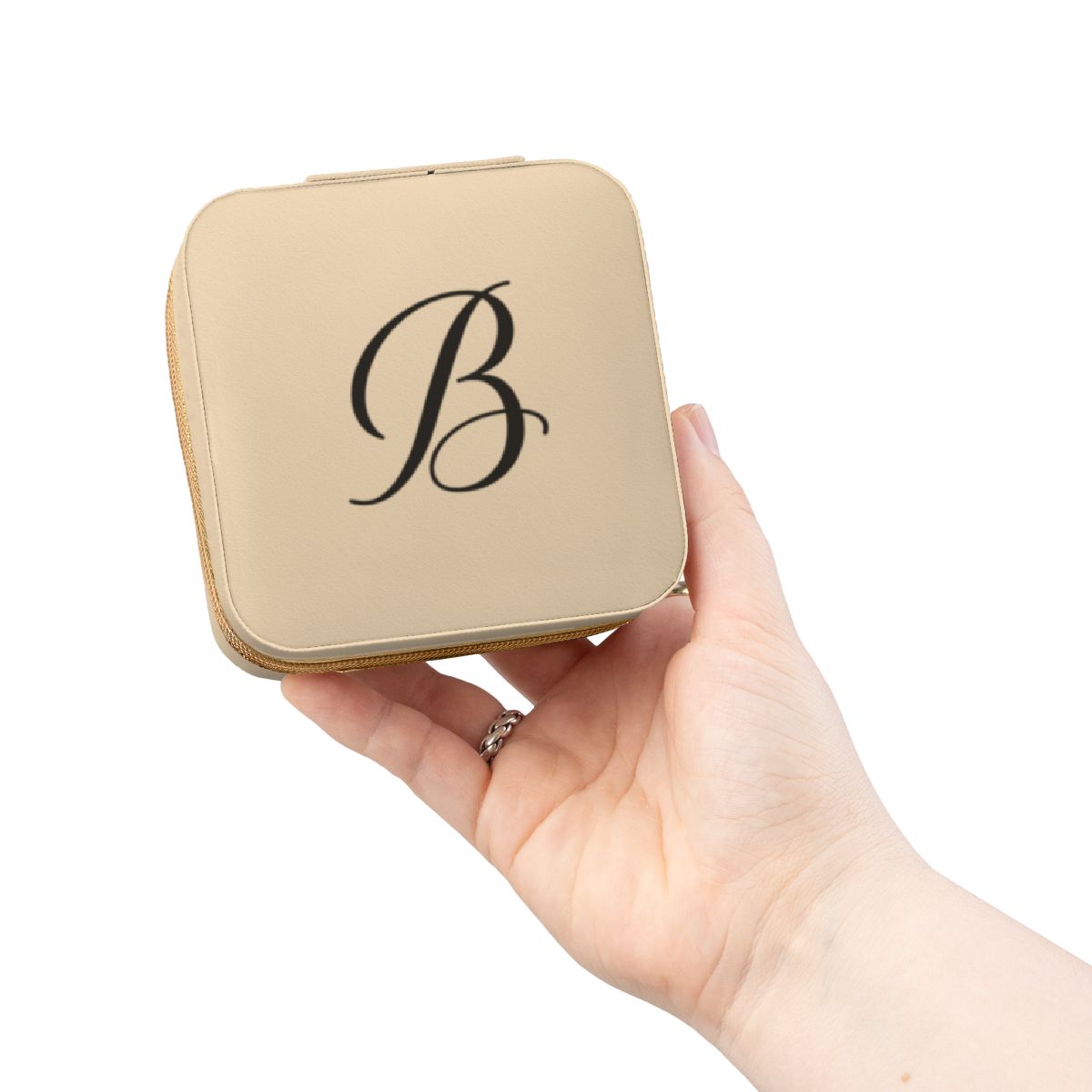 Personalized Monogram Jewelry Travel Case