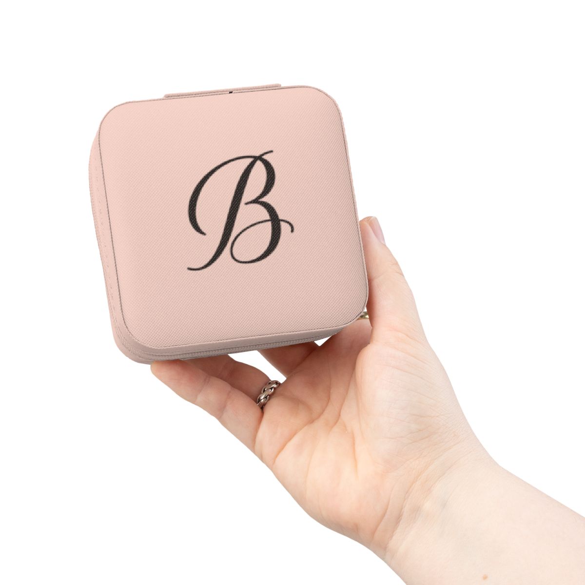 Personalized Monogram Jewelry Travel Case