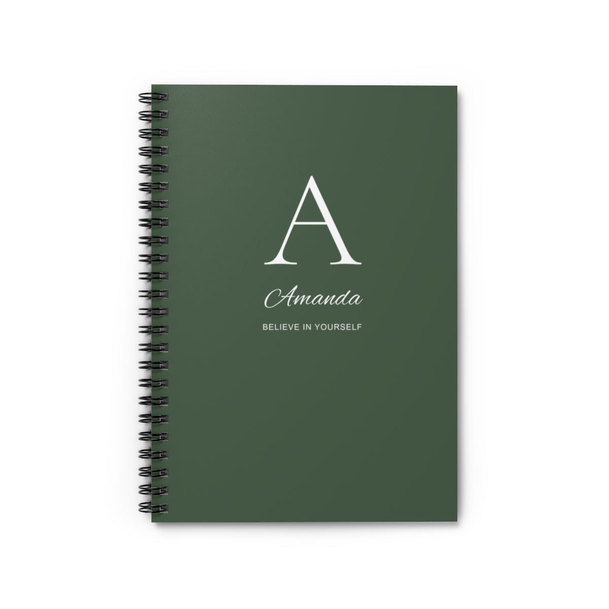 Personalized Spiral Notebook
