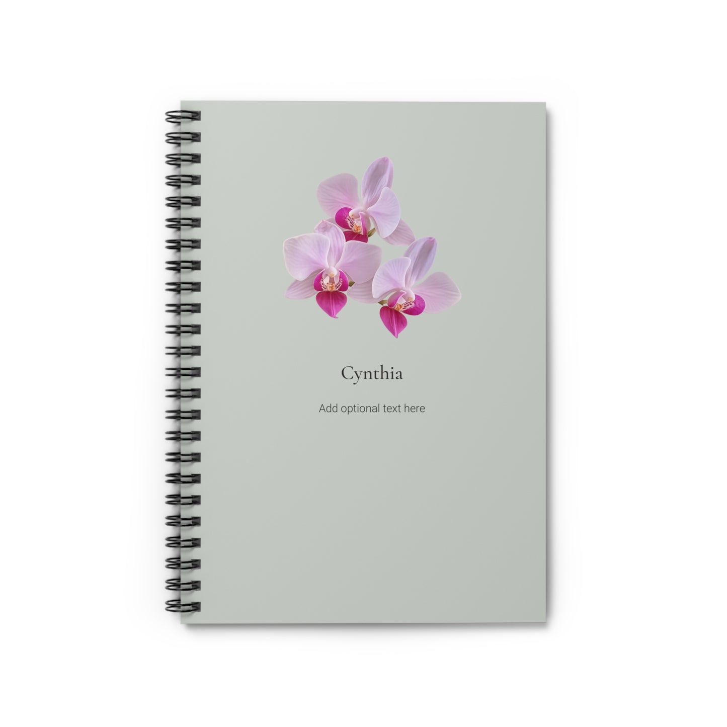 Personalized Hawaiian Flower Spiral Notebook
