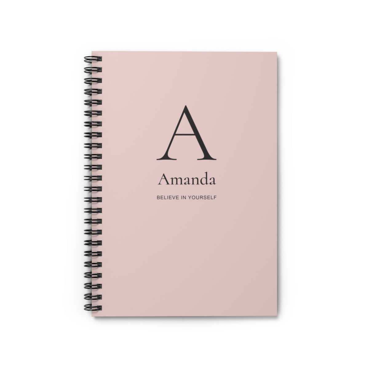 Personalized Spiral Notebook