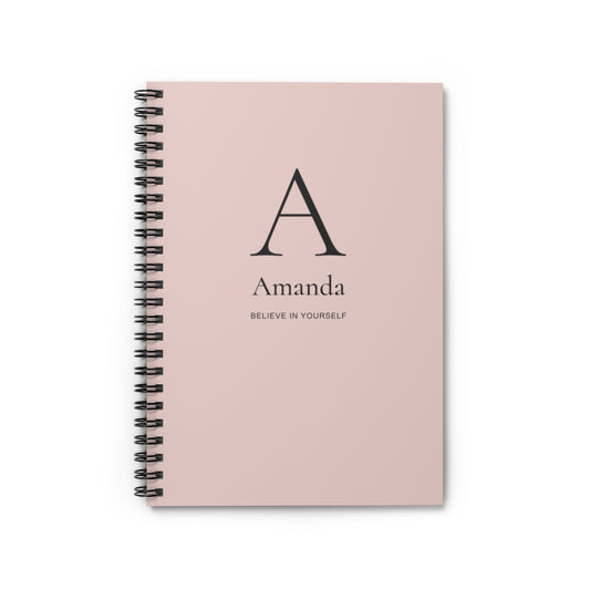 Personalized Spiral Notebook