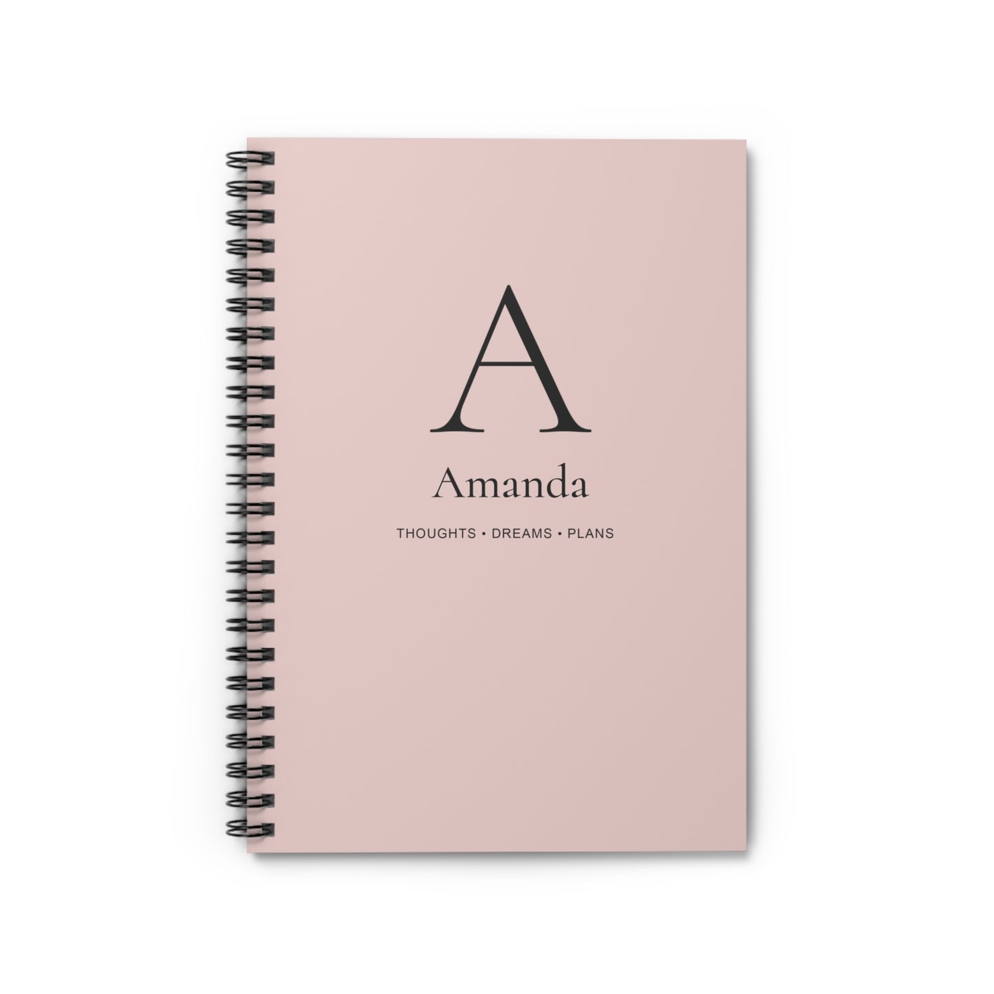 Personalized Spiral Notebook