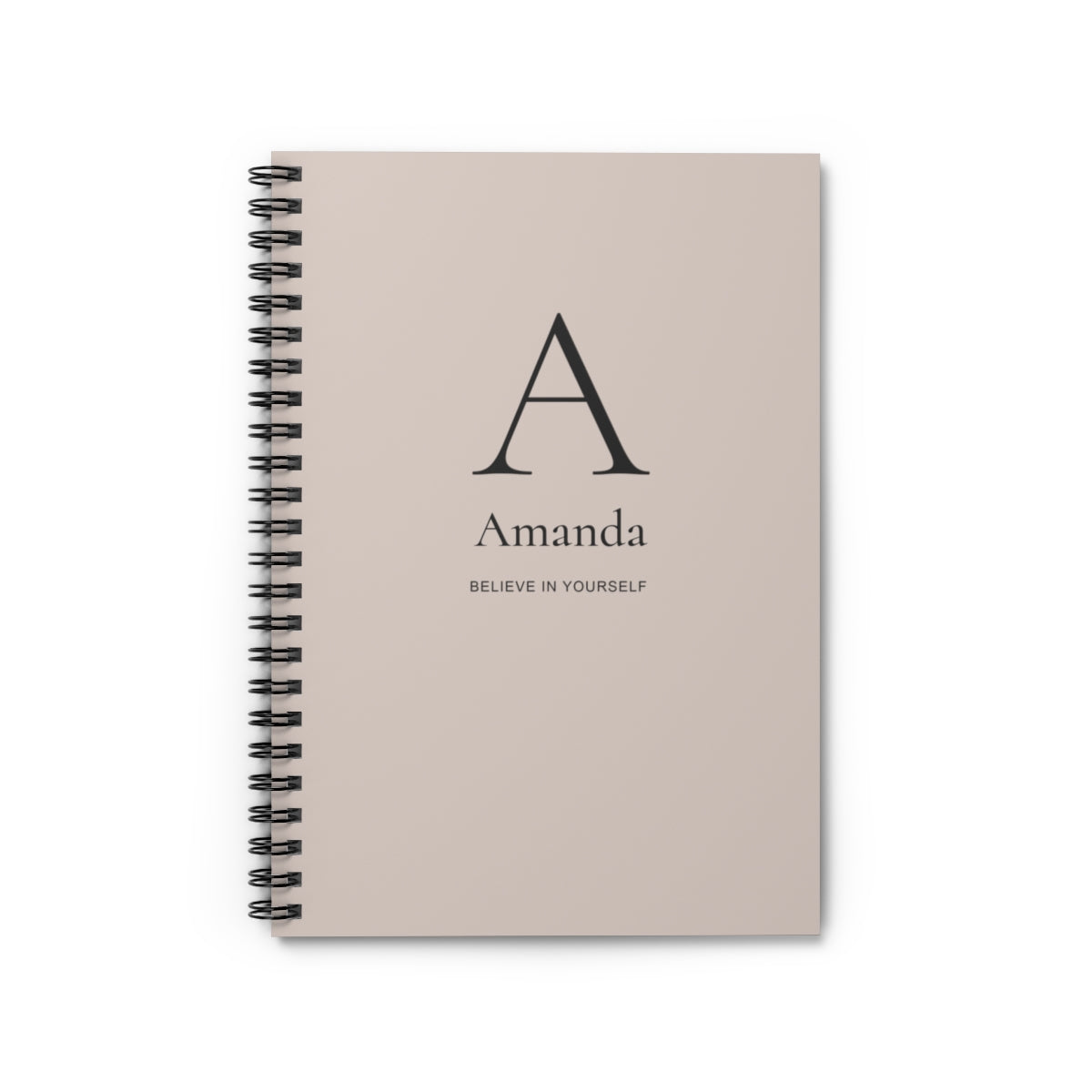 Personalized Spiral Notebook