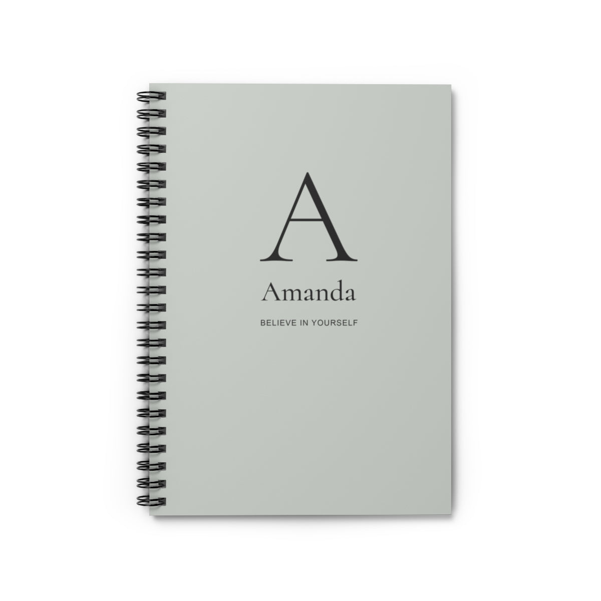 Personalized Spiral Notebook