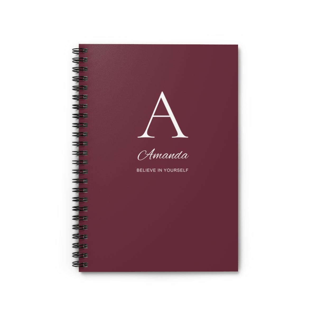 Personalized Spiral Notebook