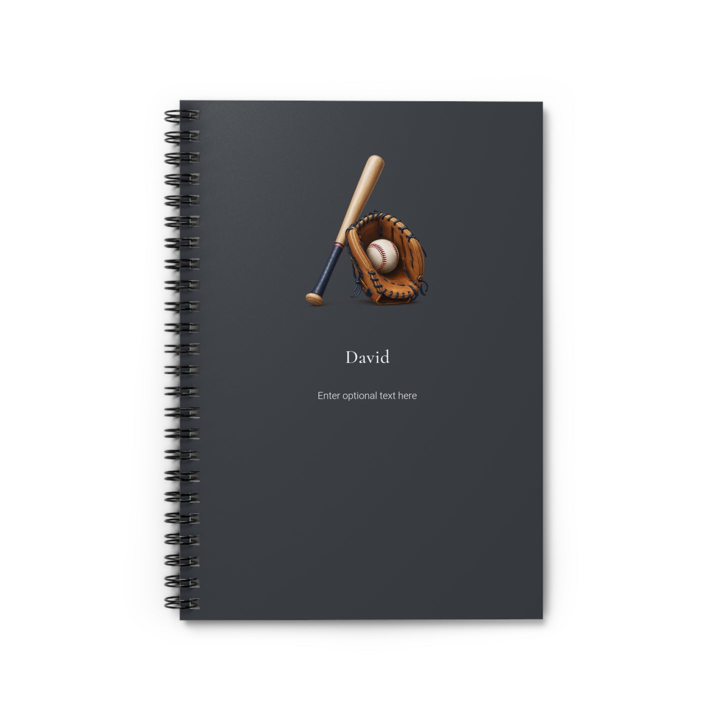 Personalized Sports Spiral Notebook